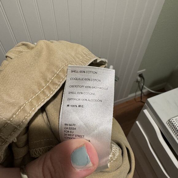 Urban Outfitters Terra High Waisted Paperbag Pants Khaki Size Small - Picture 7 of 7